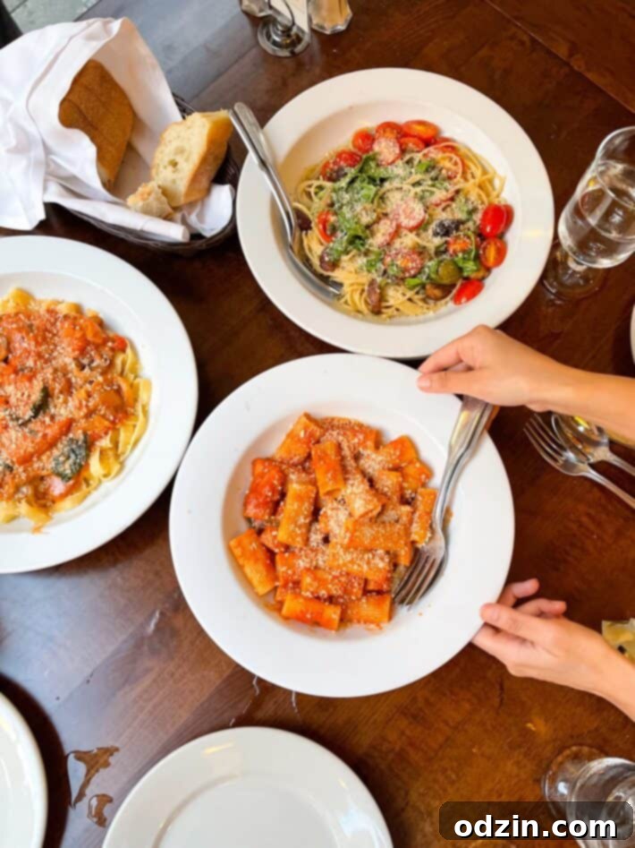 Food we ordered at Il Cortile