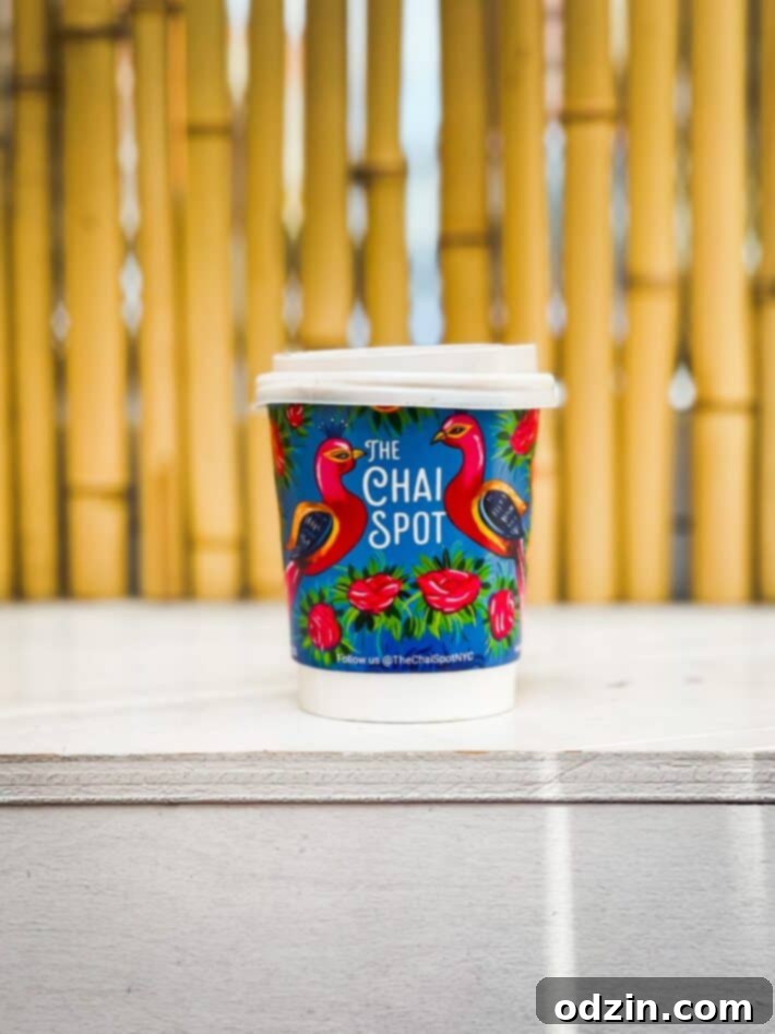 cup of chai from the chai spot