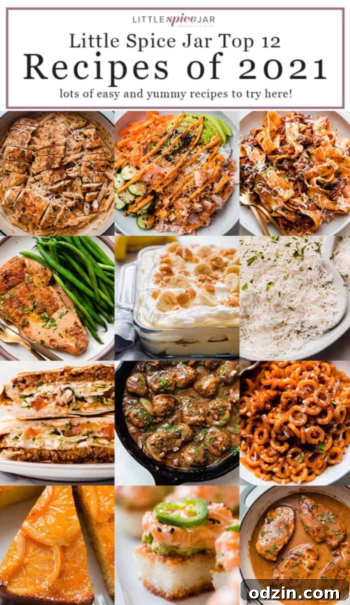 Our 12 Best Recipes of 2021 3 top 12 recipes of 2021 collage