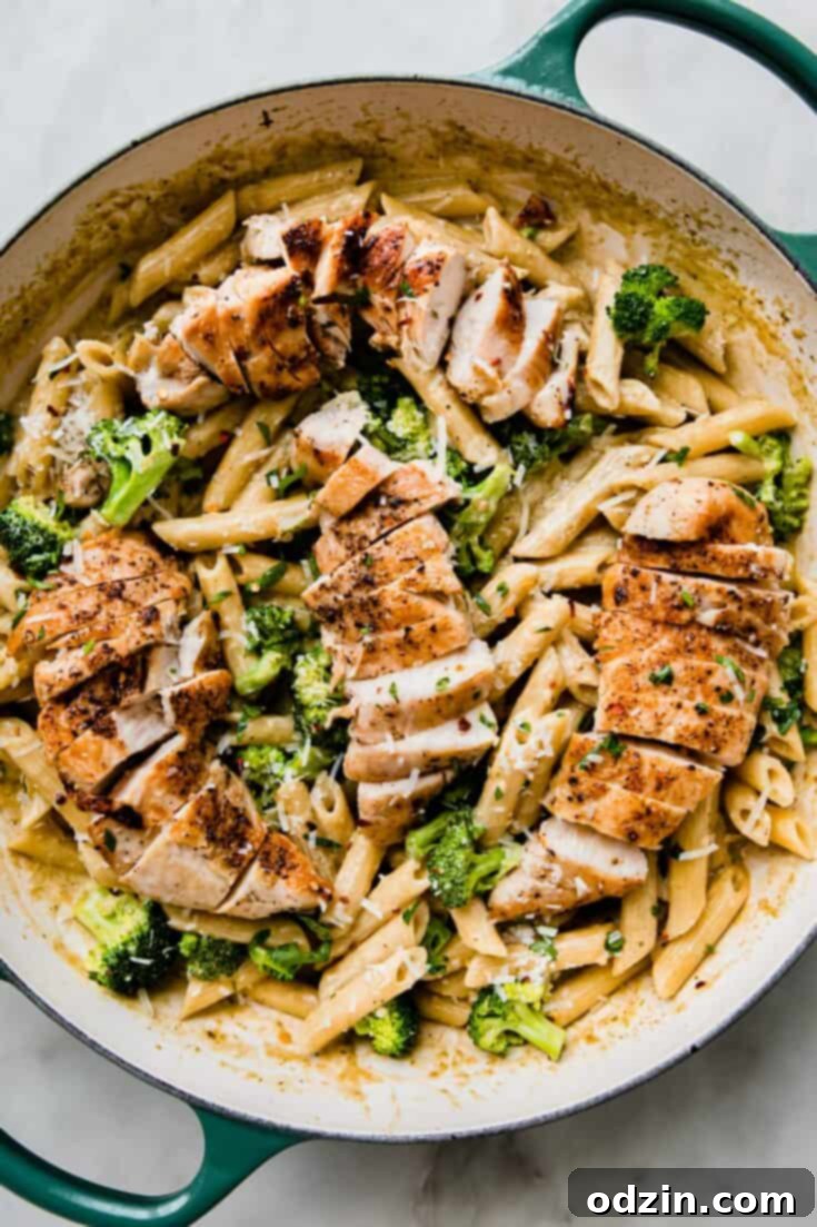 Creamy Pesto Pasta with Chicken
