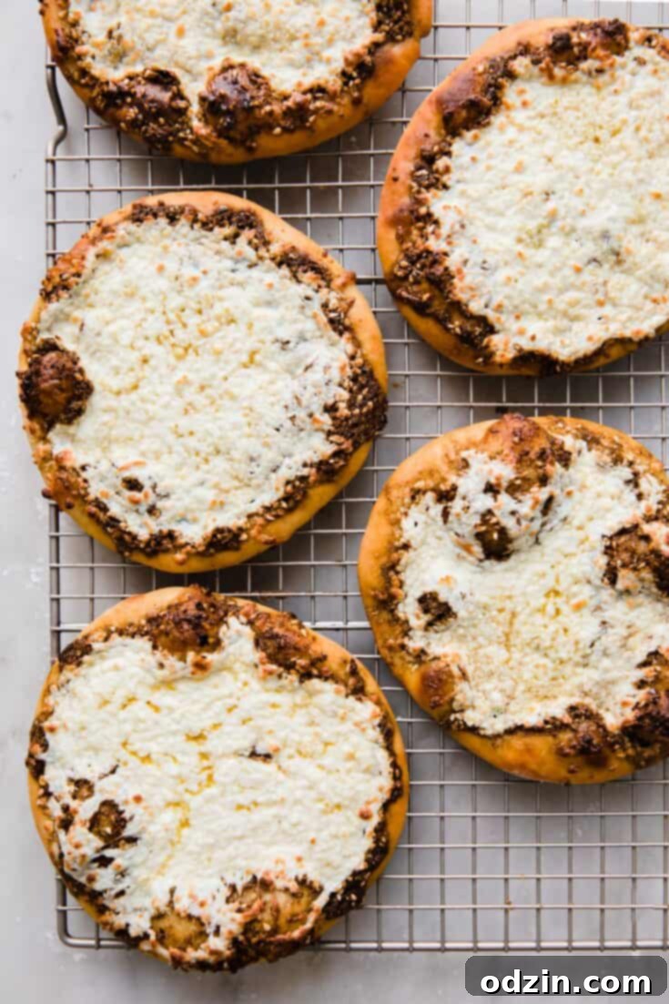 Manakish (Manakeesh) with Za'atar and Cheese