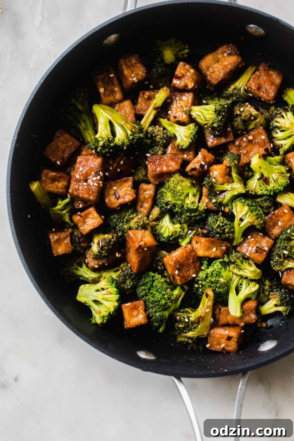 Crispy Honey Garlic Tofu