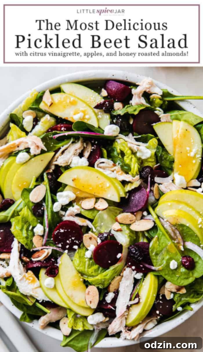 Pickled Beet Salad with Citrus Vinaigrette