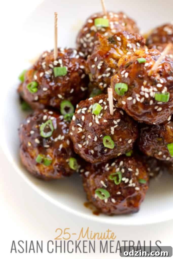 25-Minute Asian Chicken Meatballs