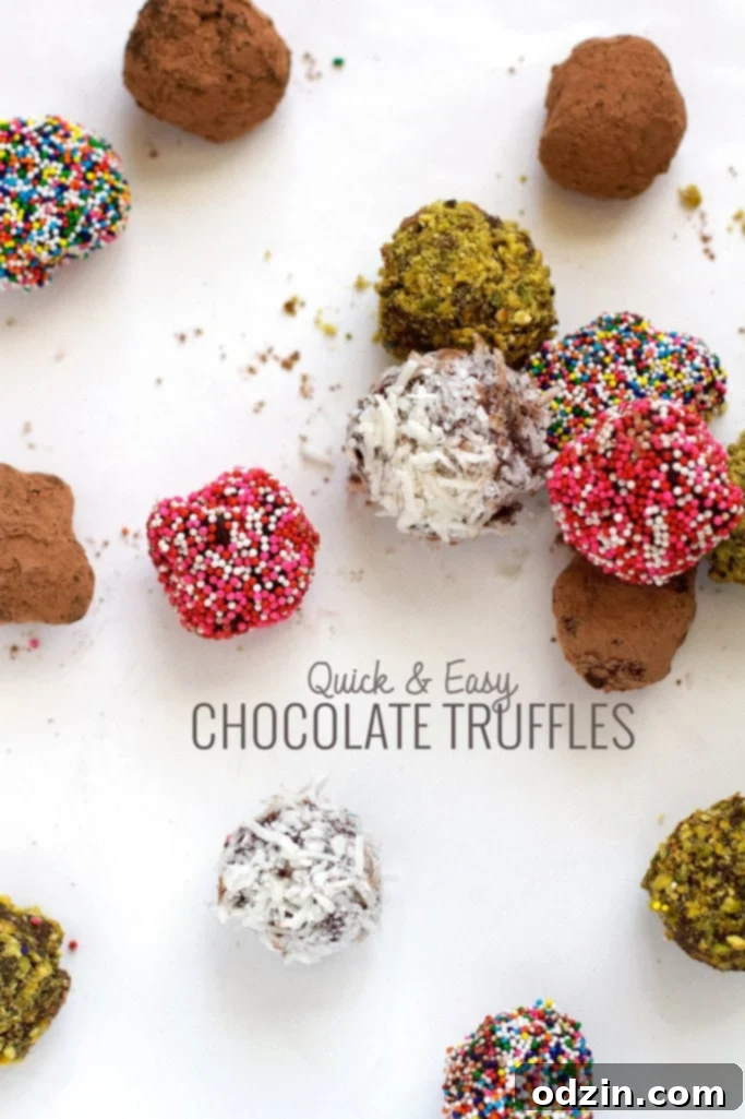 Homemade Chocolate Truffles