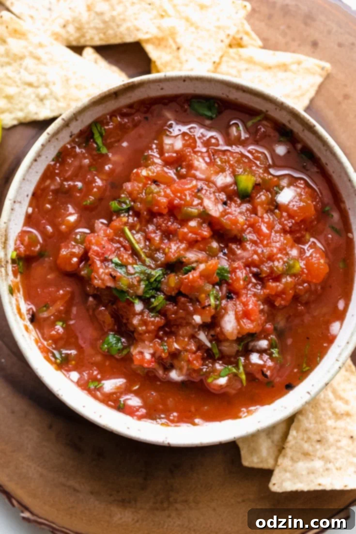 5-Minute Blender Salsa (Restaurant-Style)
