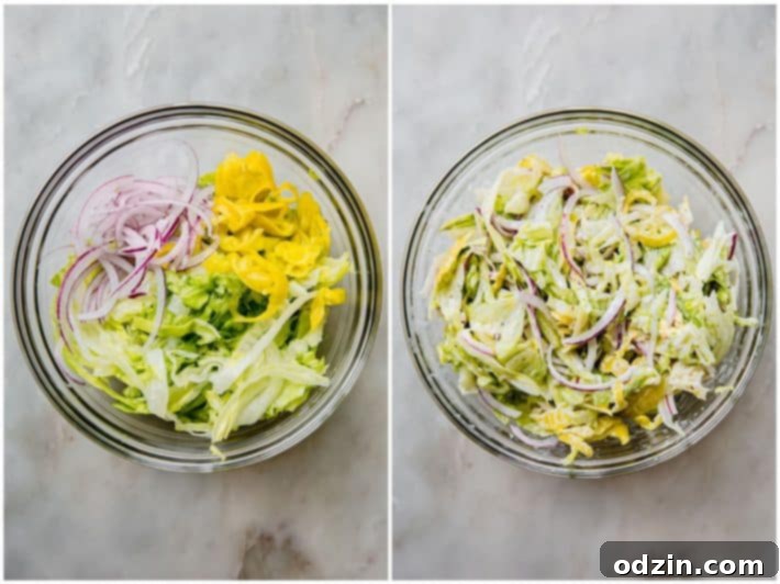 grinder salad ingredients