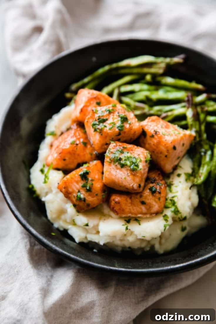 Air Fryer Salmon Bites (Ready in Under 10 Minutes!)