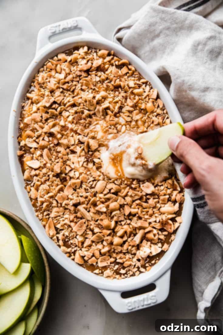 Salted Caramel Apple Dip