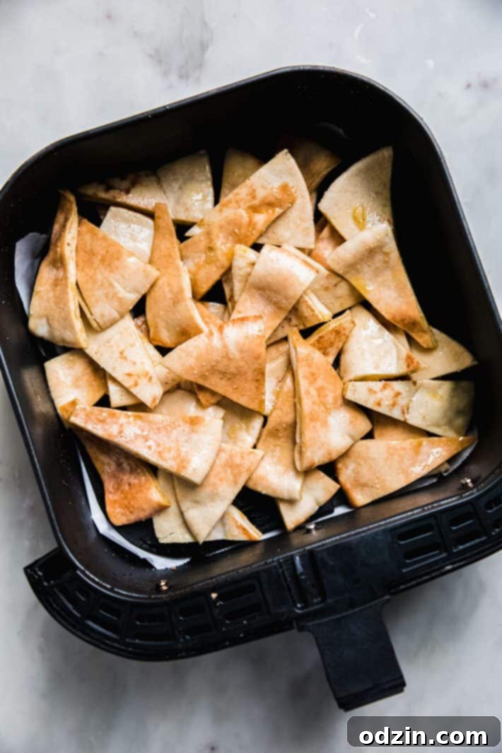 pita chips in the air fryer