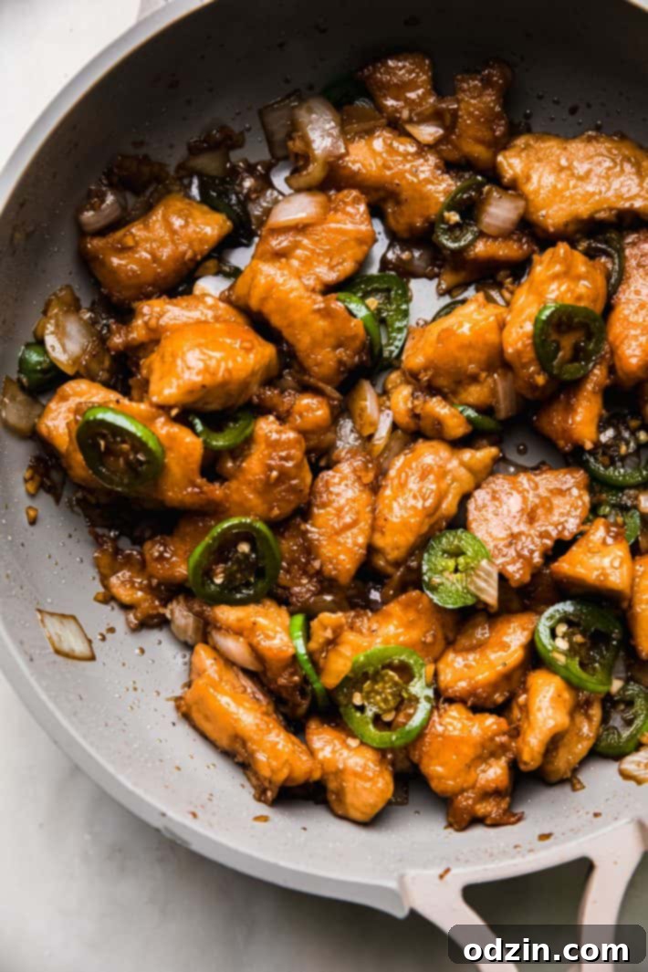 finished dish in pan