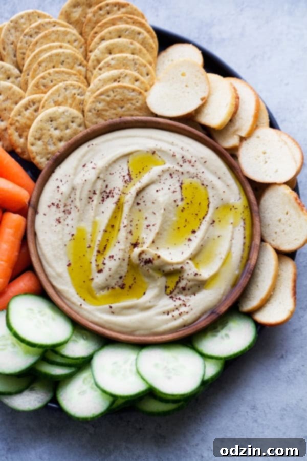 Roasted Garlic Hummus with Feta Cheese