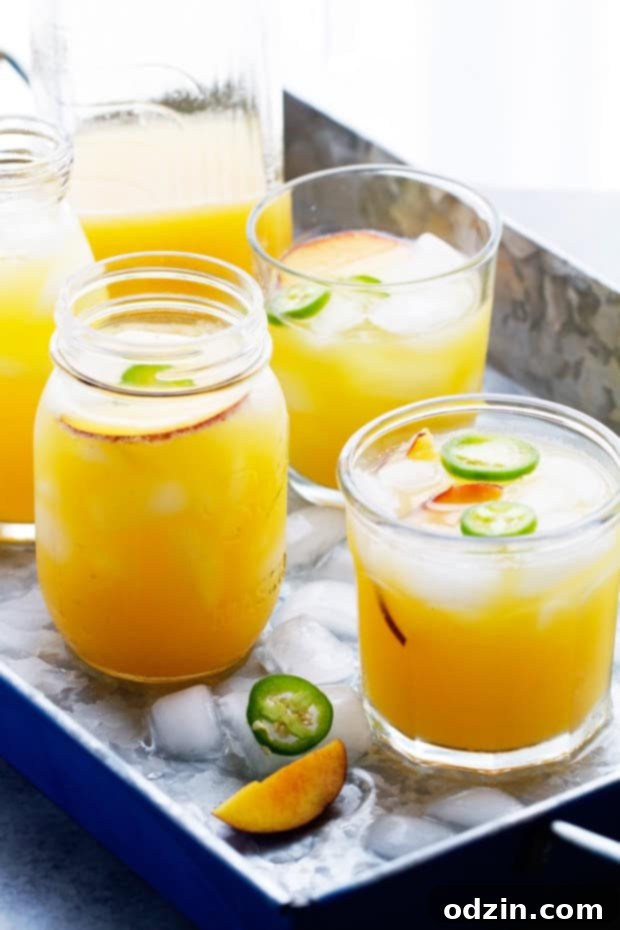 Peach Agua Fresca