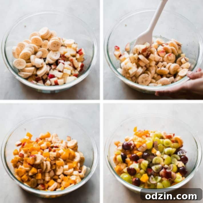 process for making fruit salad