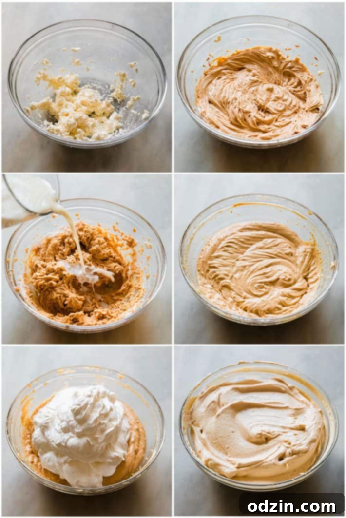 Process of combining ingredients for the dulce de leche vanilla pudding base