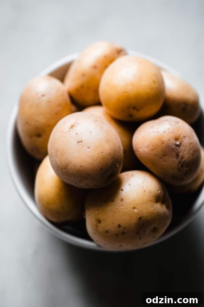 yellow potatoes in bowl
