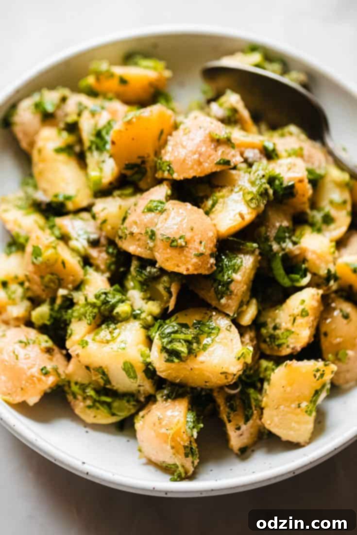 No Mayo Potato Salad (Greek Potato Salad)