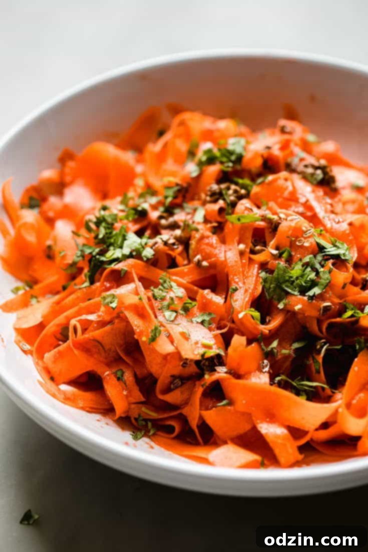 Spicy Raw Carrot Salad