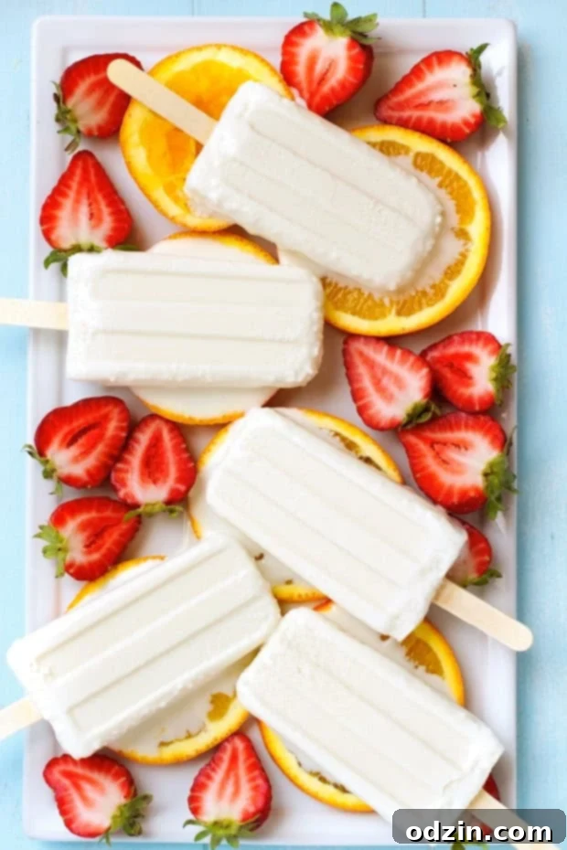 Coconut Popsicles (Paletas de Coco)