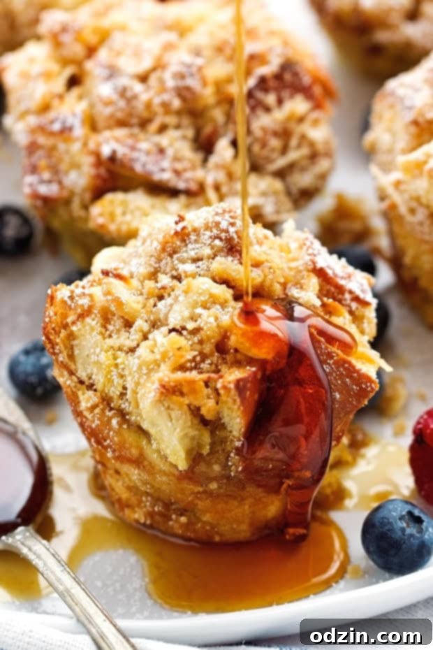 French Toast Cups with Coconut Almond Streusel