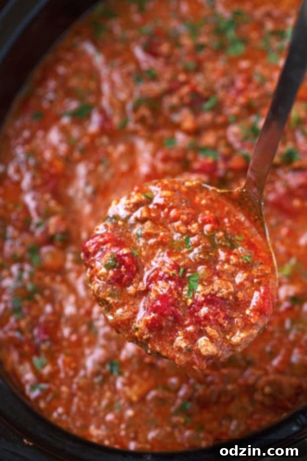 Slow Cooker Bolognese Sauce