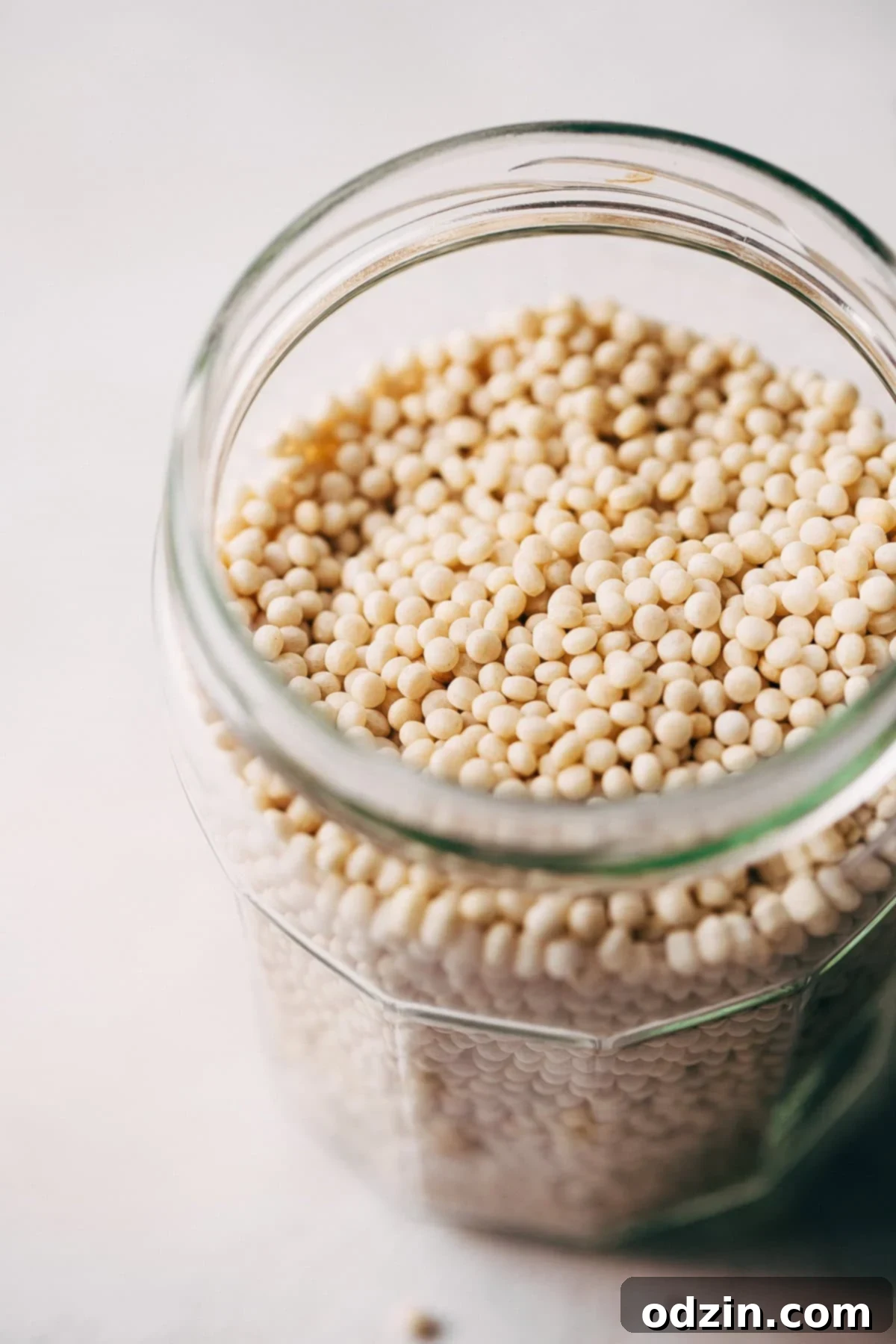 Autumn Glow: Roasted Butternut & Pearl Couscous Salad 4 pearl couscous in jar