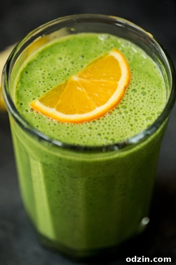 Cold-Buster Citrus Green Smoothie
