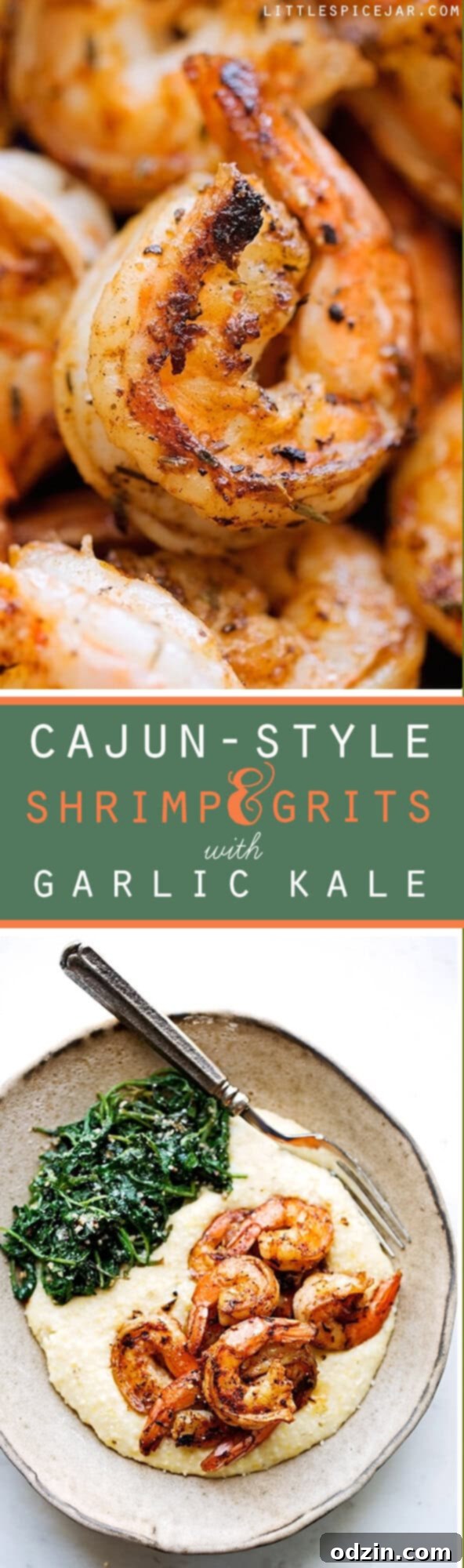 Cajun Shrimp and Grits - warm comfort food that's been lightened up! Perfect for Sunday brunching. #brunch #shrimpandgrits #cajunshrimp | Littlespicejar.com Cajun Shrimp and Grits - warm comfort food that's been lightened up! Perfect for Sunday brunching. #brunch #shrimpandgrits #cajunshrimp | Littlespicejar.com