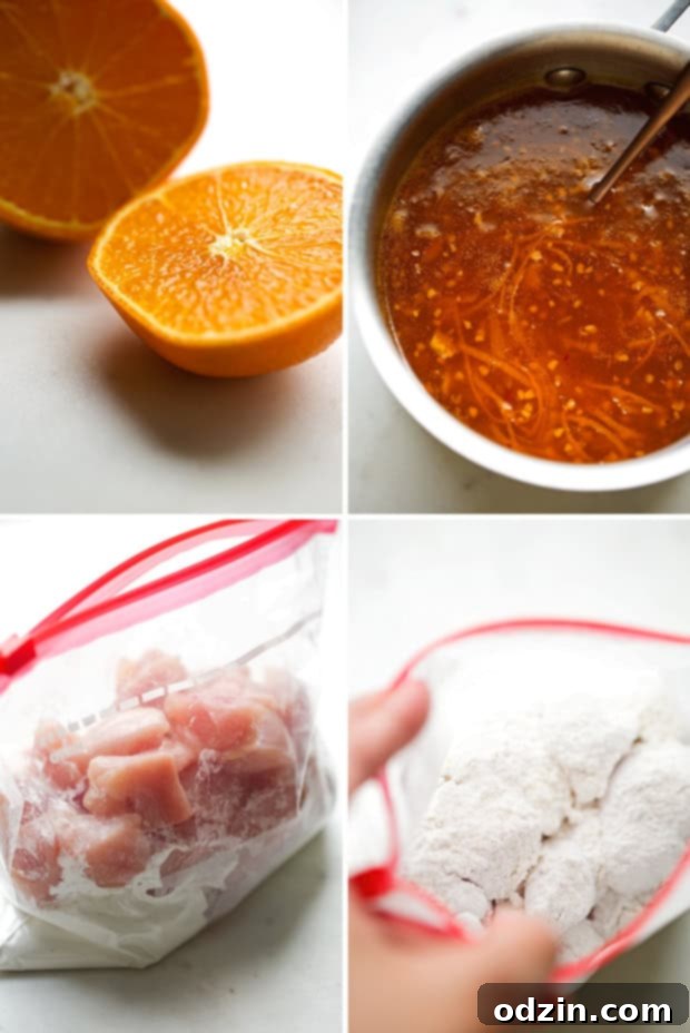 Lighter Orange Chicken - takes just 30 minutes from start to finish and totally healthier than your local take-out! #asianchicken #orangechicken #sweetandsourchicken #chinesefood | Littlespicejar.com Lighter-Orange-Chicken-4Lighter Orange Chicken - takes just 30 minutes from start to finish and totally healthier than your local take-out! #asianchicken #orangechicken #sweetandsourchicken #chinesefood | Littlespicejar.com