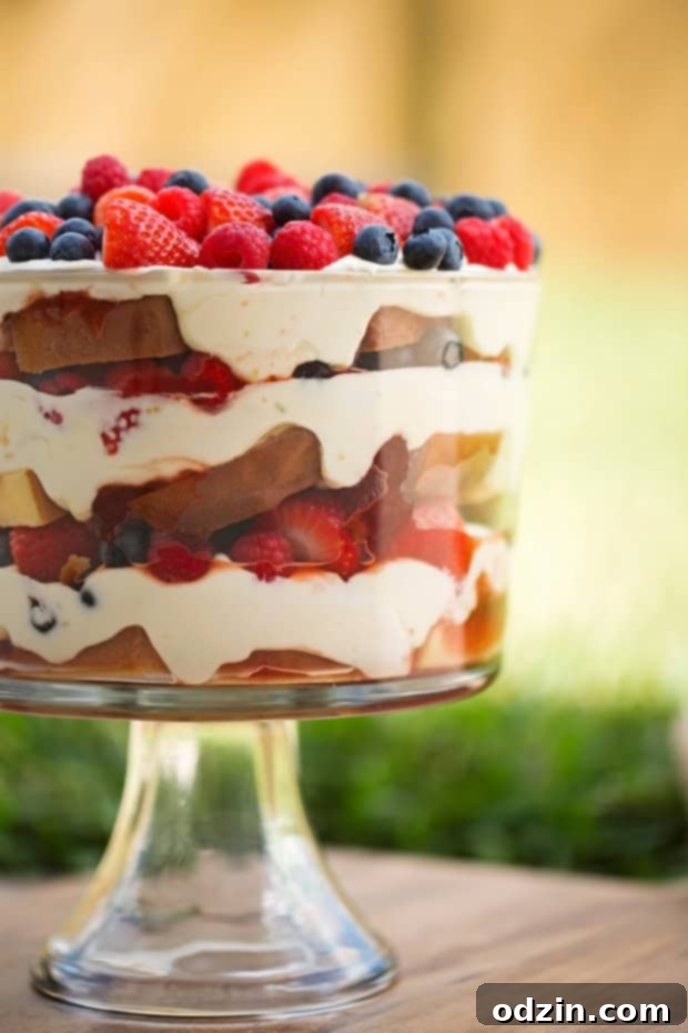 Citrus Berry Trifle