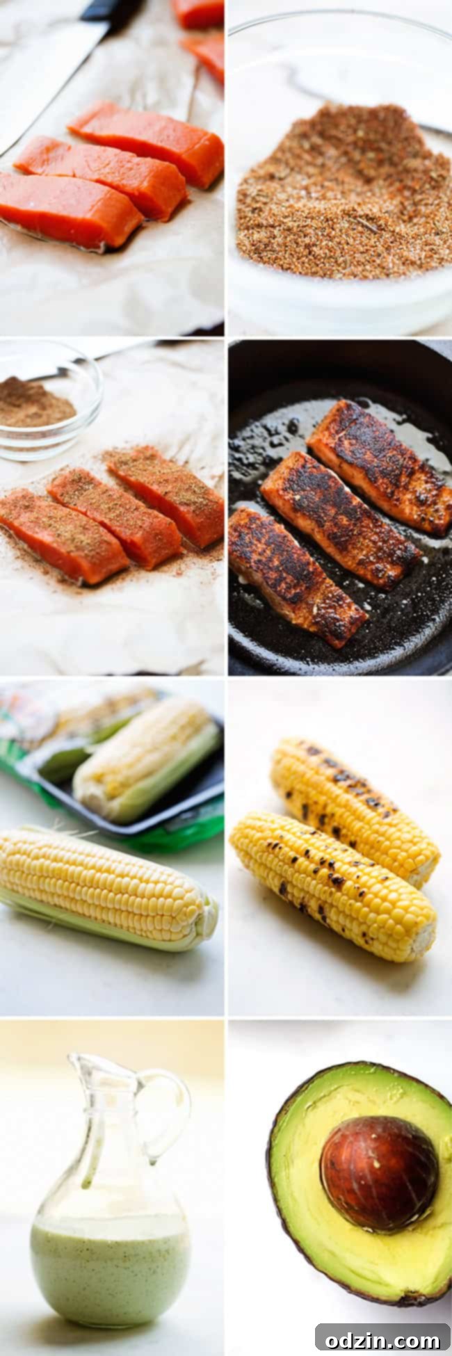 Blackened Salmon Tacos with Jalapeño Lime Crema - Easy Salmon tacos topped with your favorite taco toppings and my jalapeño lime crema! #fishtacos #blackenedsalmontacos #salmontacos #blackedfishtacos | Littlespicejar.com Blackened Salmon Tacos with Jalapeño Lime Crema - Easy Salmon tacos topped with your favorite taco toppings and my jalapeño lime crema! #fishtacos #blackenedsalmontacos #salmontacos #blackedfishtacos | Littlespicejar.com