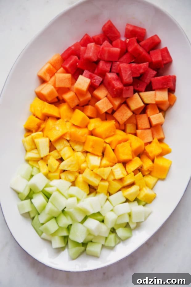 Vibrant Mexican Fruit Salad with Chili-Lime Dressing