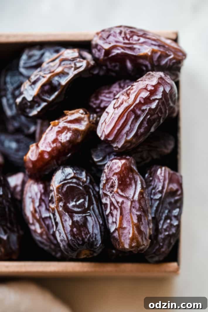 Moroccan Energy Quinoa Bowl 4 medjool dates in cardboard box