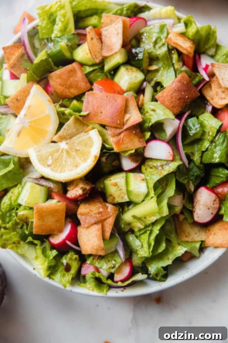 Lebanese Fattoush Salad