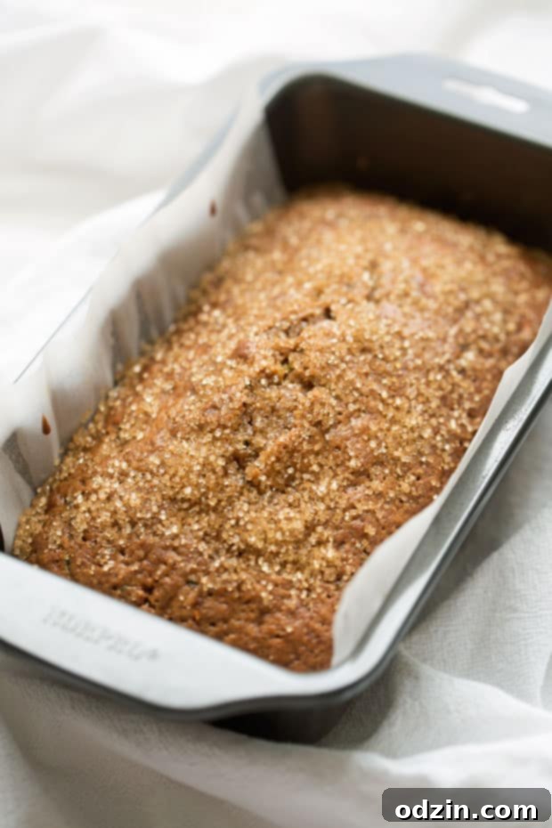 Autumn Spiced Zucchini Bread