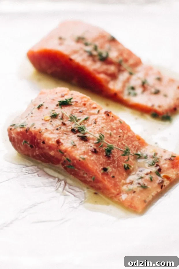 MEAL PREP - Lemon Roasted Salmon with Sweet Potatoes and Broccolini - an easy way to heat healthier without cooking every single day. Great for lunches or busy weeknight dinners! #mealprep #lemonroastedsalmon | Littlespicejar.com