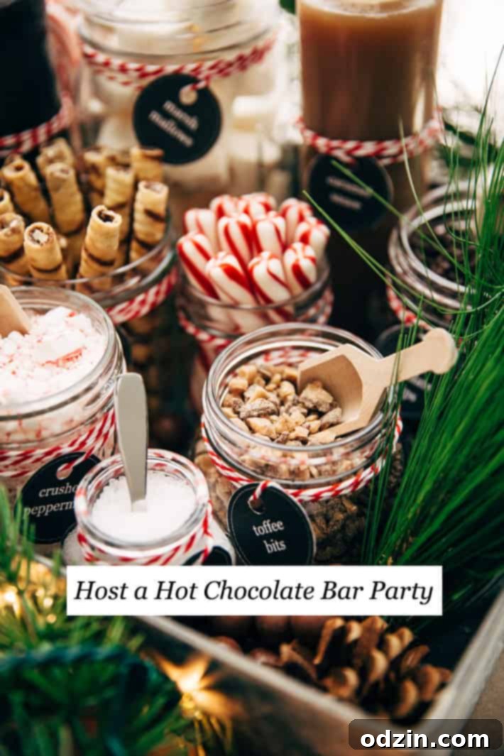 Hot Chocolate Bar Party Inspiration